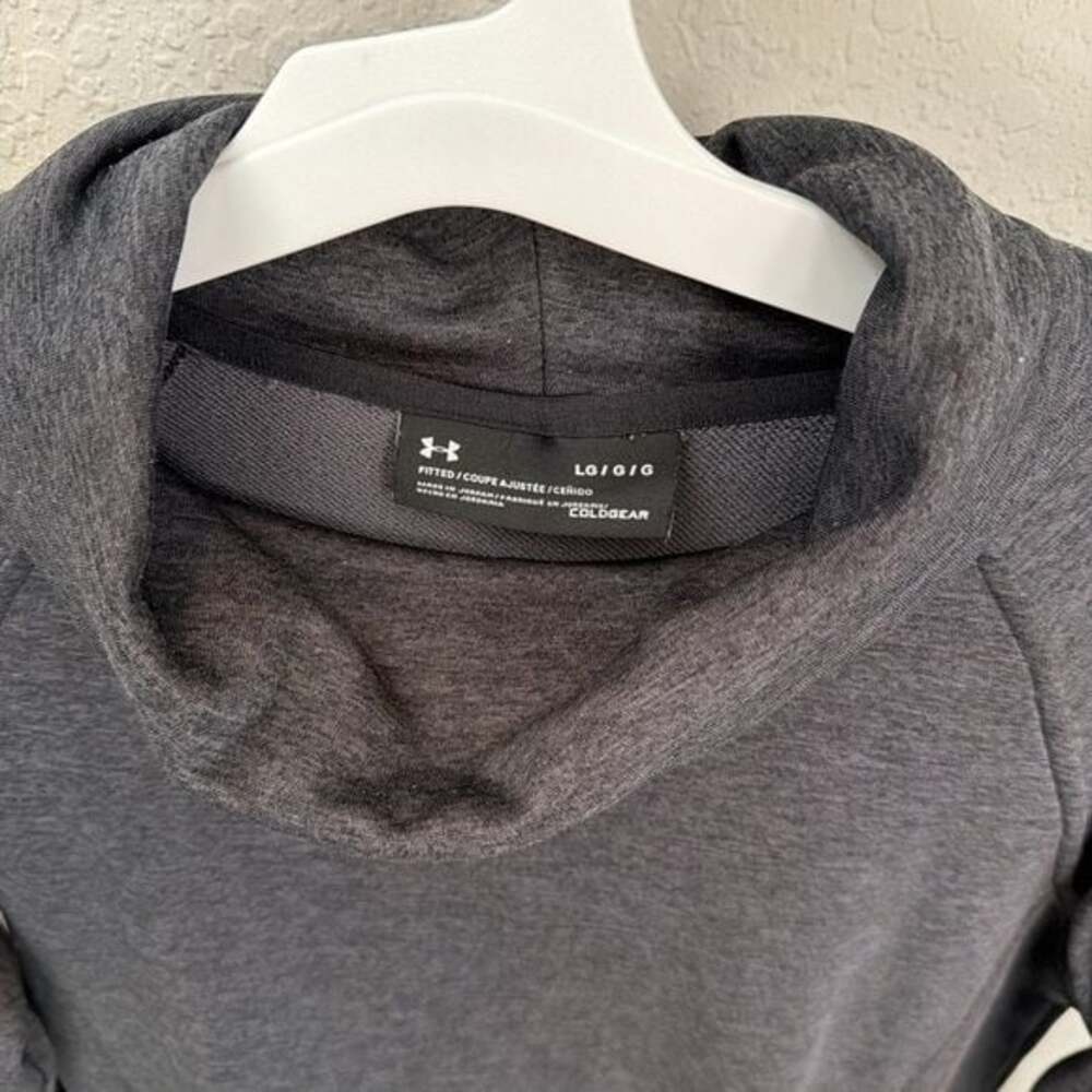 athletic Warm Turtle Cowl adjustable tightener Neck Under Armour Gray Size Large - Picture 3 of 7